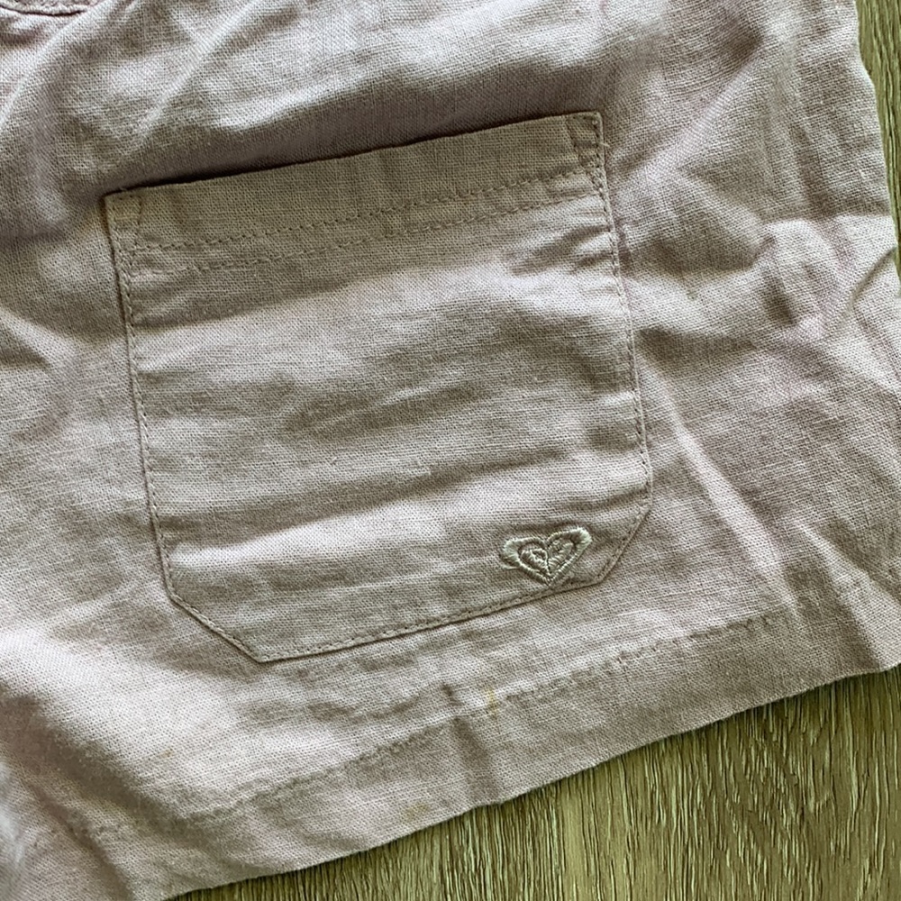 Roxy Oceanside Linen Blend Shorts - Picture 4 of 4